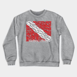 Scuba Diving Flag - ketchikan alaska Crewneck Sweatshirt